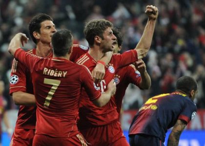 Champions: Bayern show, Barcellona distrutto